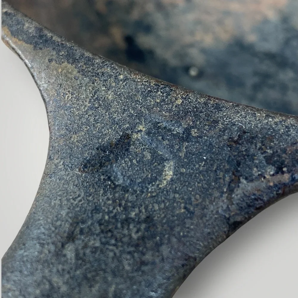 Wagner Ware No 5 Cast‎ Iron Skillet 8 Inch USA Slight Wobble AS IS Pan